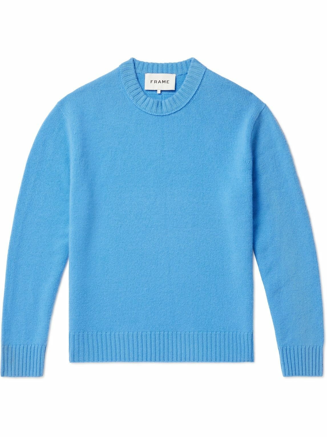 FRAME - Cashmere Sweater - Blue Frame Denim