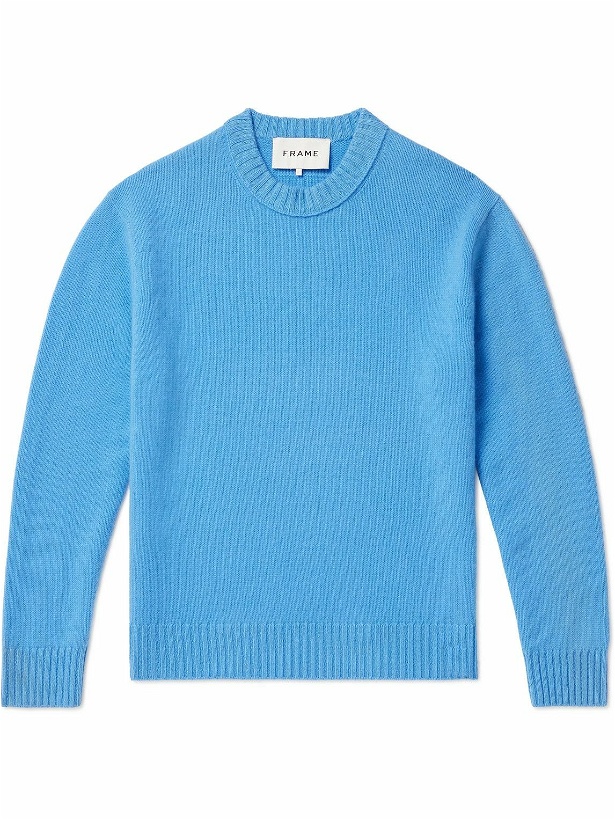 Photo: FRAME - Cashmere Sweater - Blue