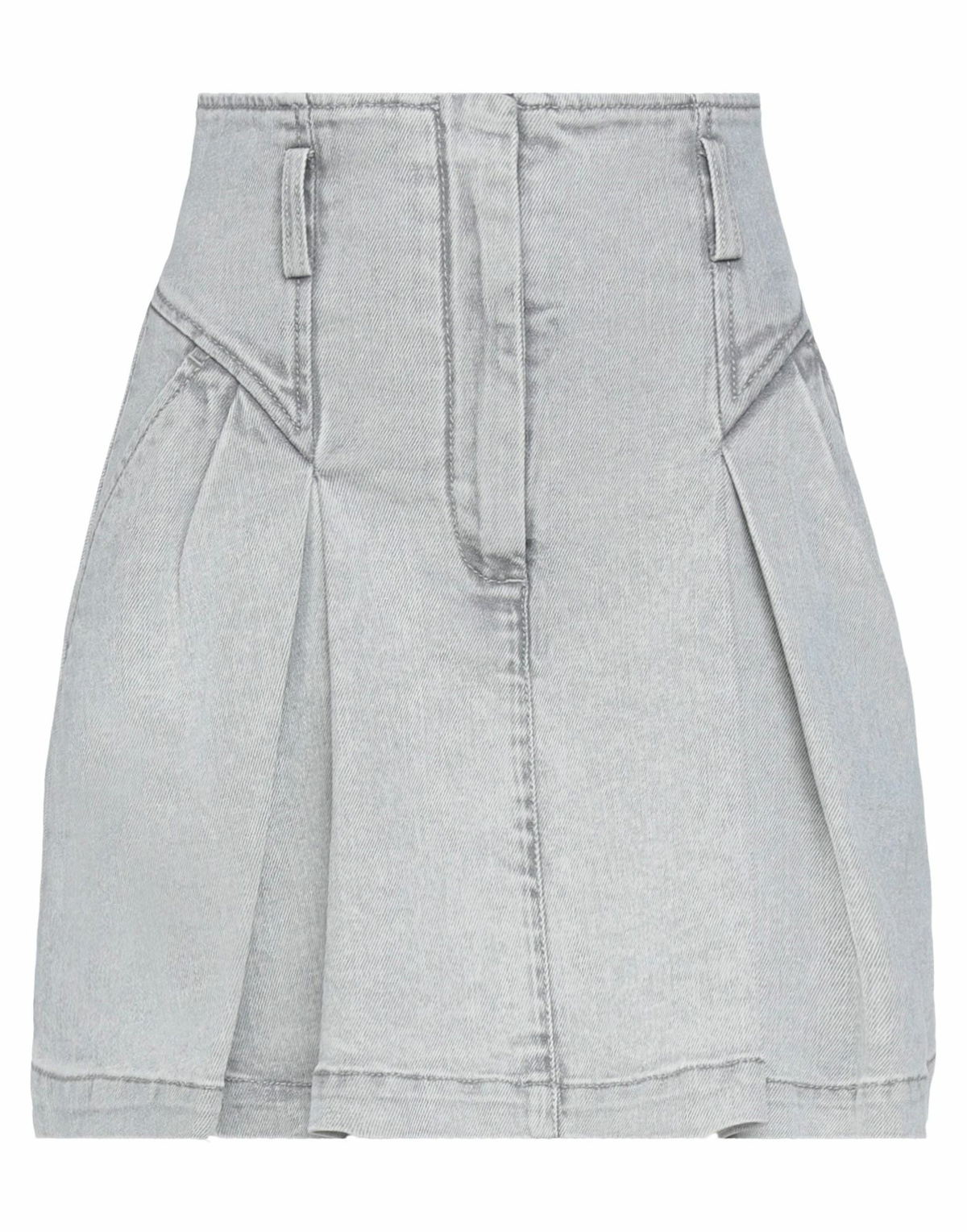 Alberta Ferretti Womens Denim skirt in Grey