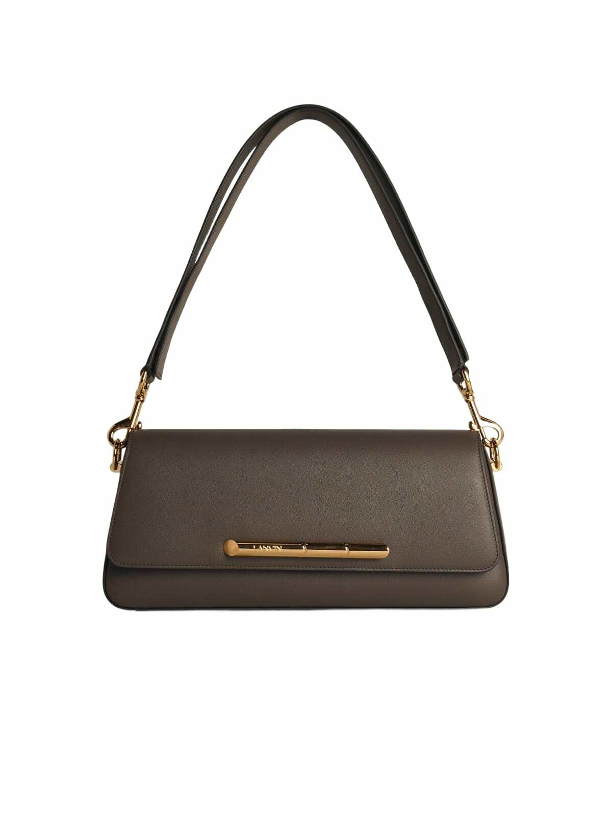 Lanvin Black Haute Sequence Leather Clutch Bag Lanvin