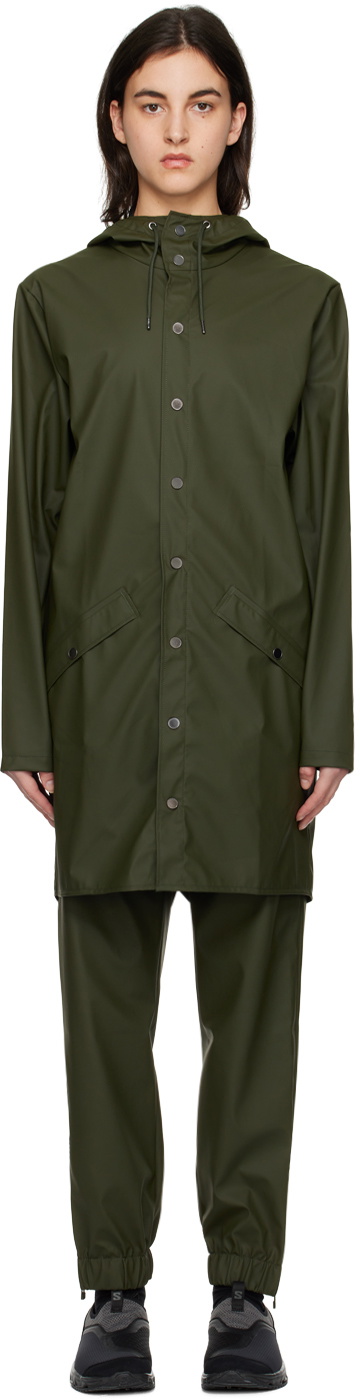 RAINS Khaki Long Coat