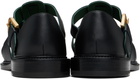 VINNY’s Black Fisherman Sandals