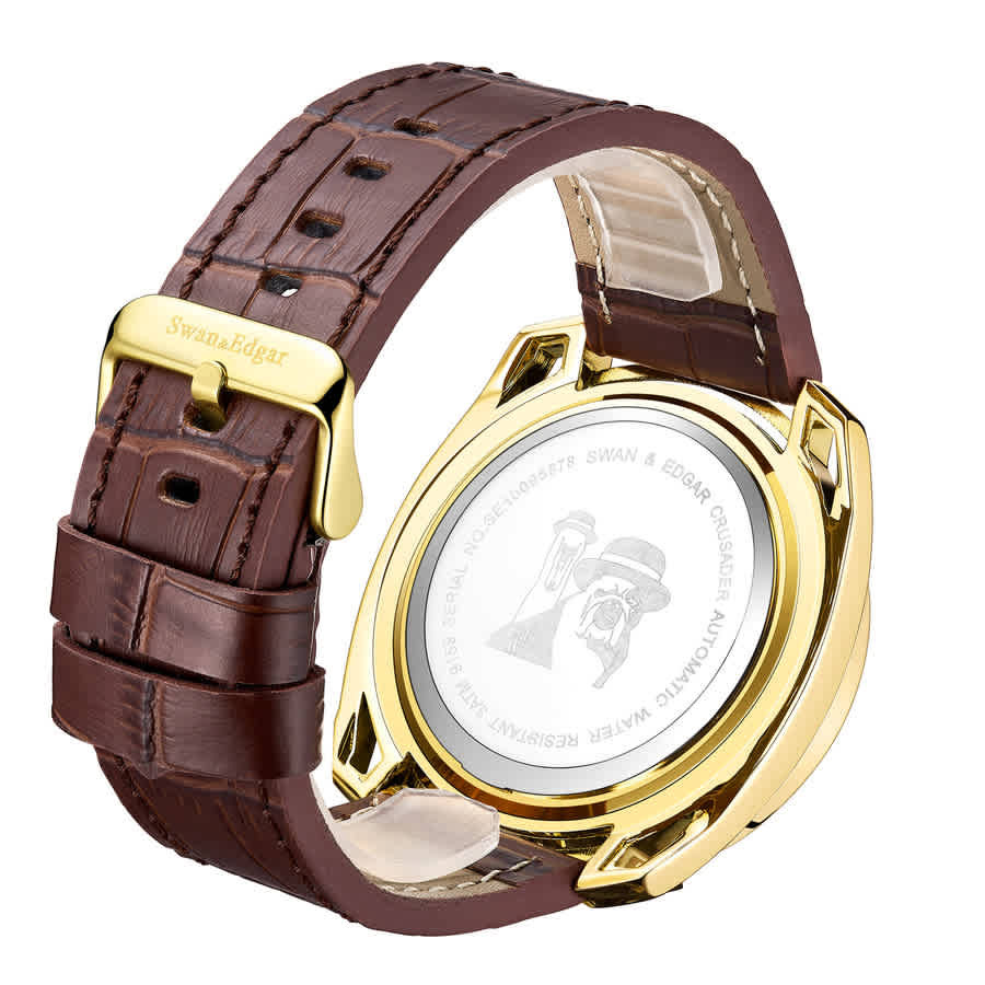 Swan & Edgar Crusader Automatic Brown Dial Mens Watch SE1552