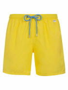 MC2 Saint Barth Man Lightweight Fabric Light Yellow Swim Shorts Lighting Pantone | Pantone® Special Edition