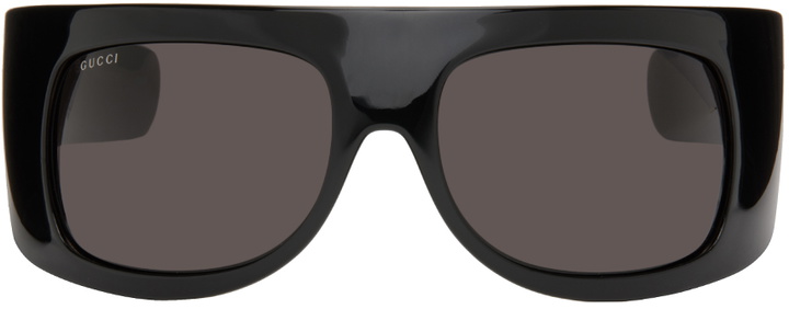 Photo: Gucci Black Mask Sunglasses