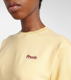 Prada Logo silk-blend top