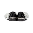 Alexander McQueen Black and White Leather Loafers