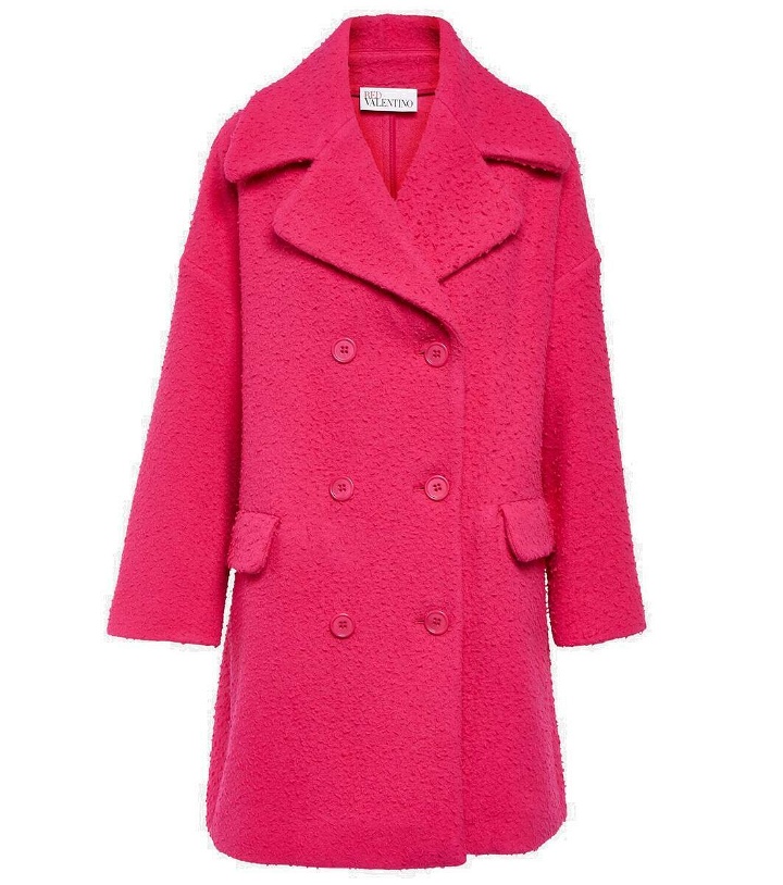 Photo: REDValentino Double-breasted wool coat