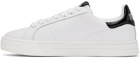 Versace Jeans Couture White & Black 88 V-Emblem Court Sneakers