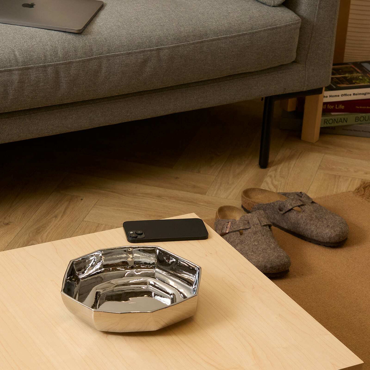 HKliving Bowl - Large in Chrome 