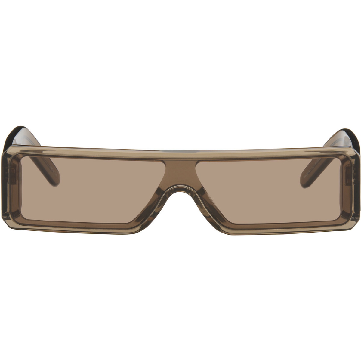 Rick Owens Brown Tower Geth Sunglasses