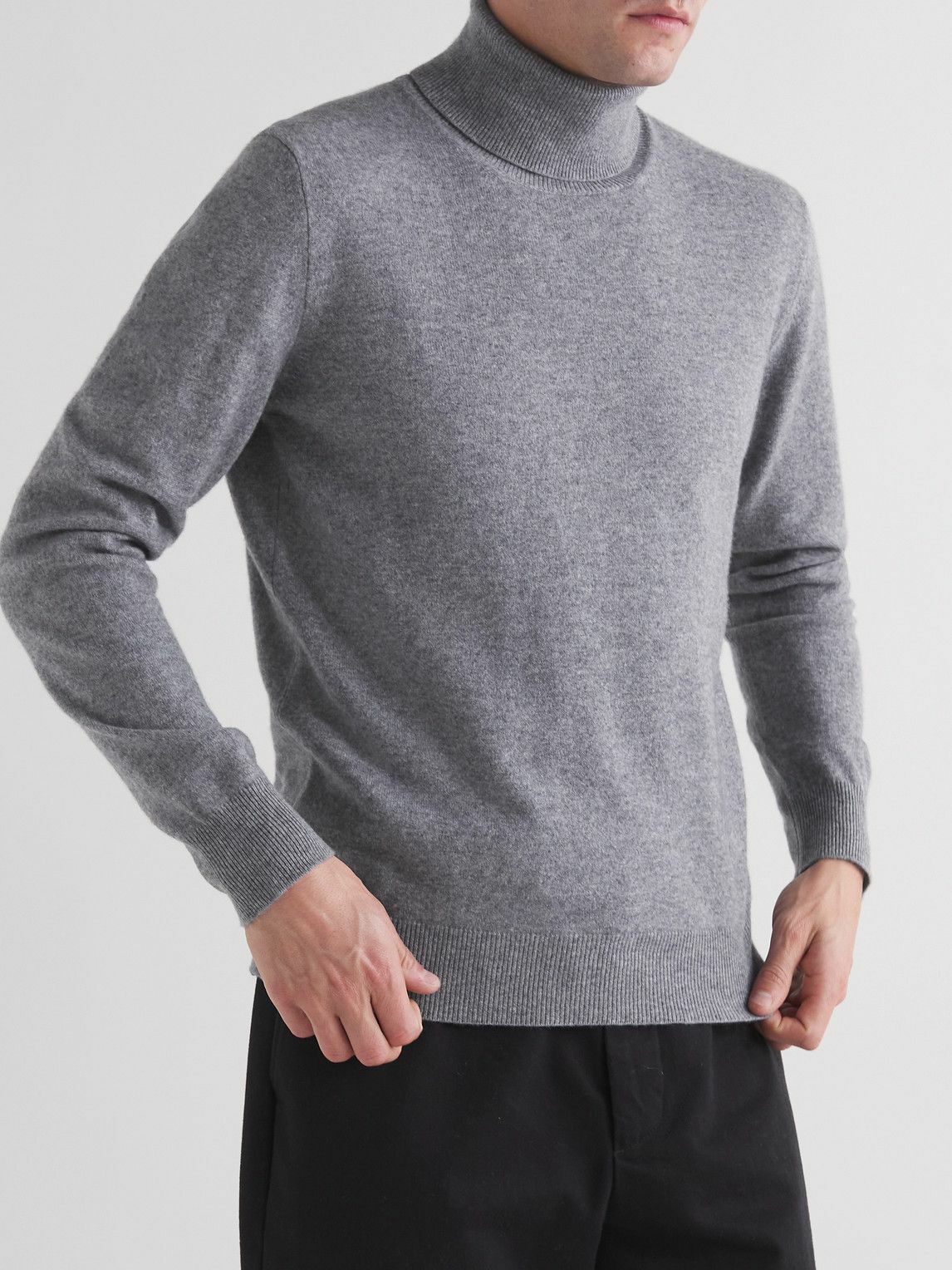 Altea - Cashmere Rollneck Sweater - Blue Altea