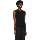 Marc Jacobs Black Heaven by Marc Jacobs Ribbed Teddy Vest