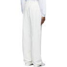 Maison Margiela Off-White Garment Dye Trousers