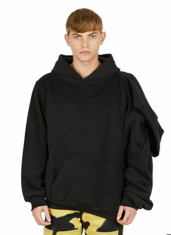 Photo: Double Head Hooded Sweatshirt in Black