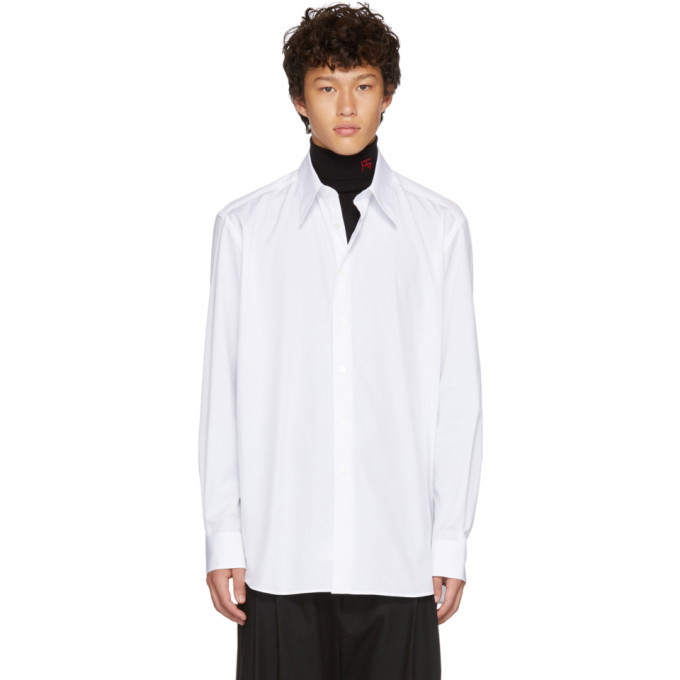 Photo: Raf Simons White Back Pleats Shirt