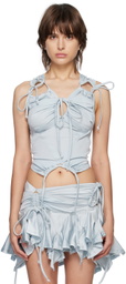 Emily Watson SSENSE Exclusive Blue Tankini Tank Top