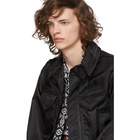 Maison Margiela Black Nylon Distressed Field Jacket