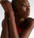Yvonne Léon Petits Personnages 9kt gold bracelet with gemstones