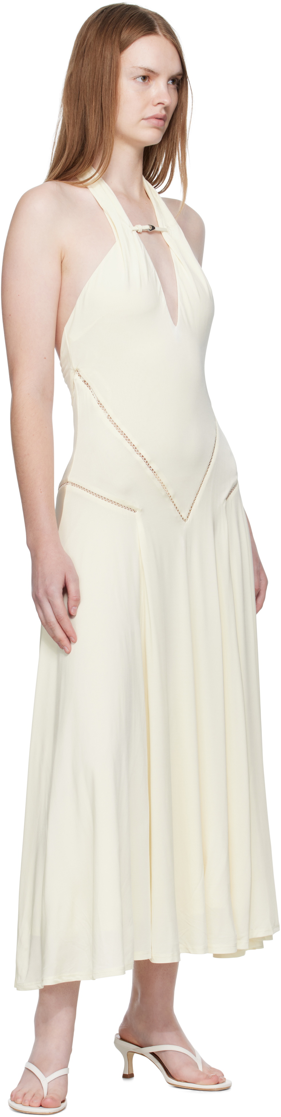 Paris Georgia Off-White Ken Maxi Dress