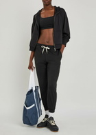 Vuori Performance Slubbed Jersey Cropped Sweatpants Black