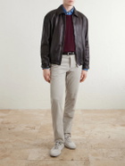 Brunello Cucinelli - Straight-Leg Cotton-Corduroy Trousers - Neutrals