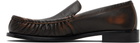 Dries Van Noten Brown Leather Loafers
