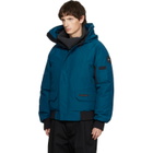 Canada Goose Blue 'Black Label' Chilliwack Bomber Down Jacket