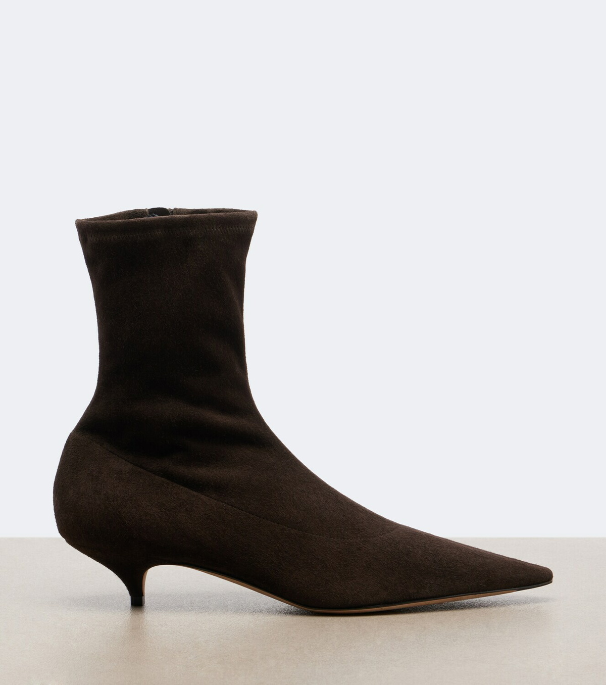 The Row Liisa suede ankle boots