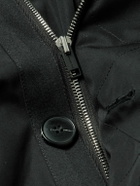 Yves Salomon - Cotton-Blend Twill Parka with Detachable Shearling Liner - Black