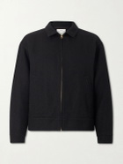 Visvim - Strato Leather-Trimmed Linen and Wool-Blend Twill Jacket - Black