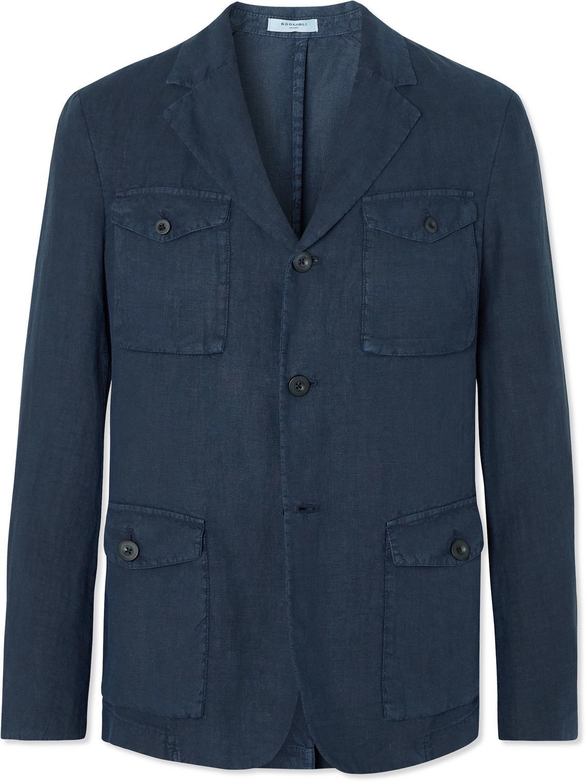 Boglioli - Linen Jacket - Blue Boglioli