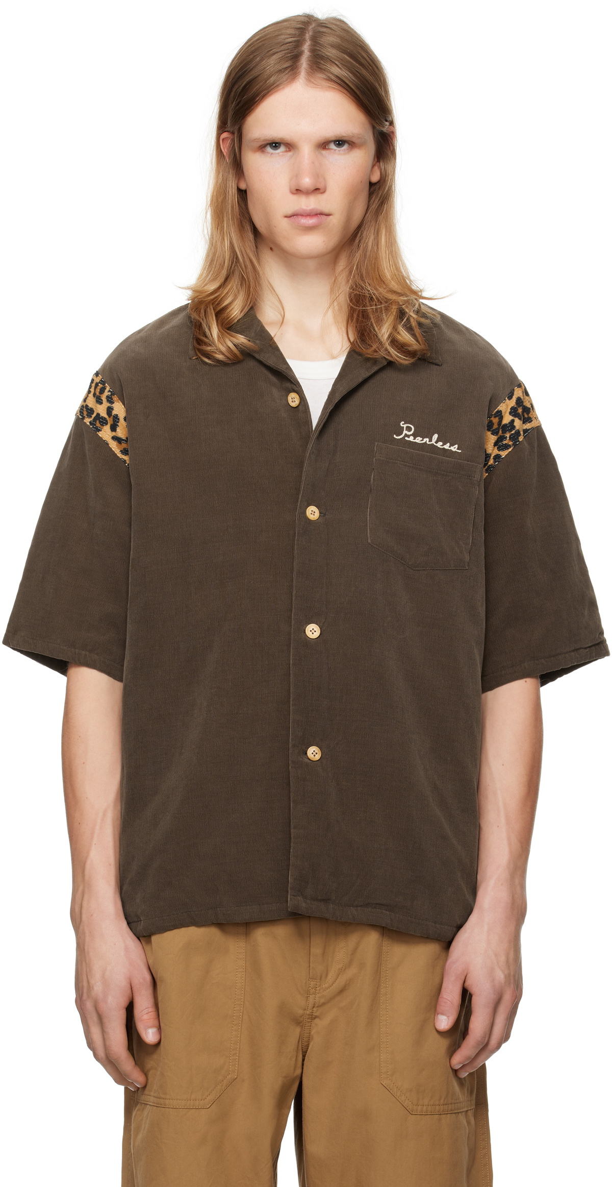 visvim Khaki Wallis Down Shirt Visvim
