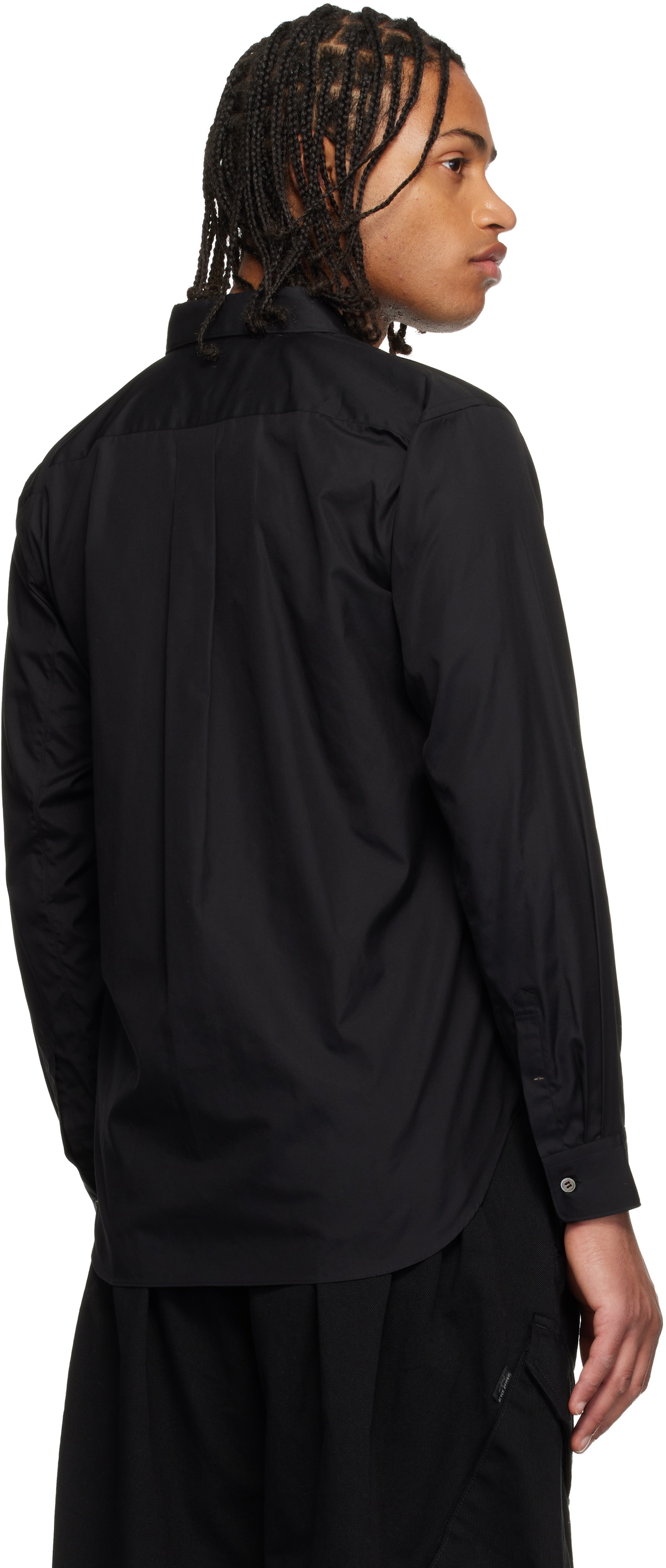 Black Comme des Garçons Black Studded Shirt