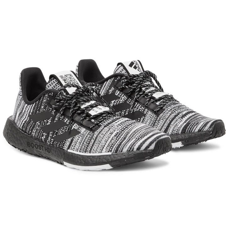 Photo: adidas Consortium - Missoni PulseBOOST HD Stretch-Knit Sneakers - Black