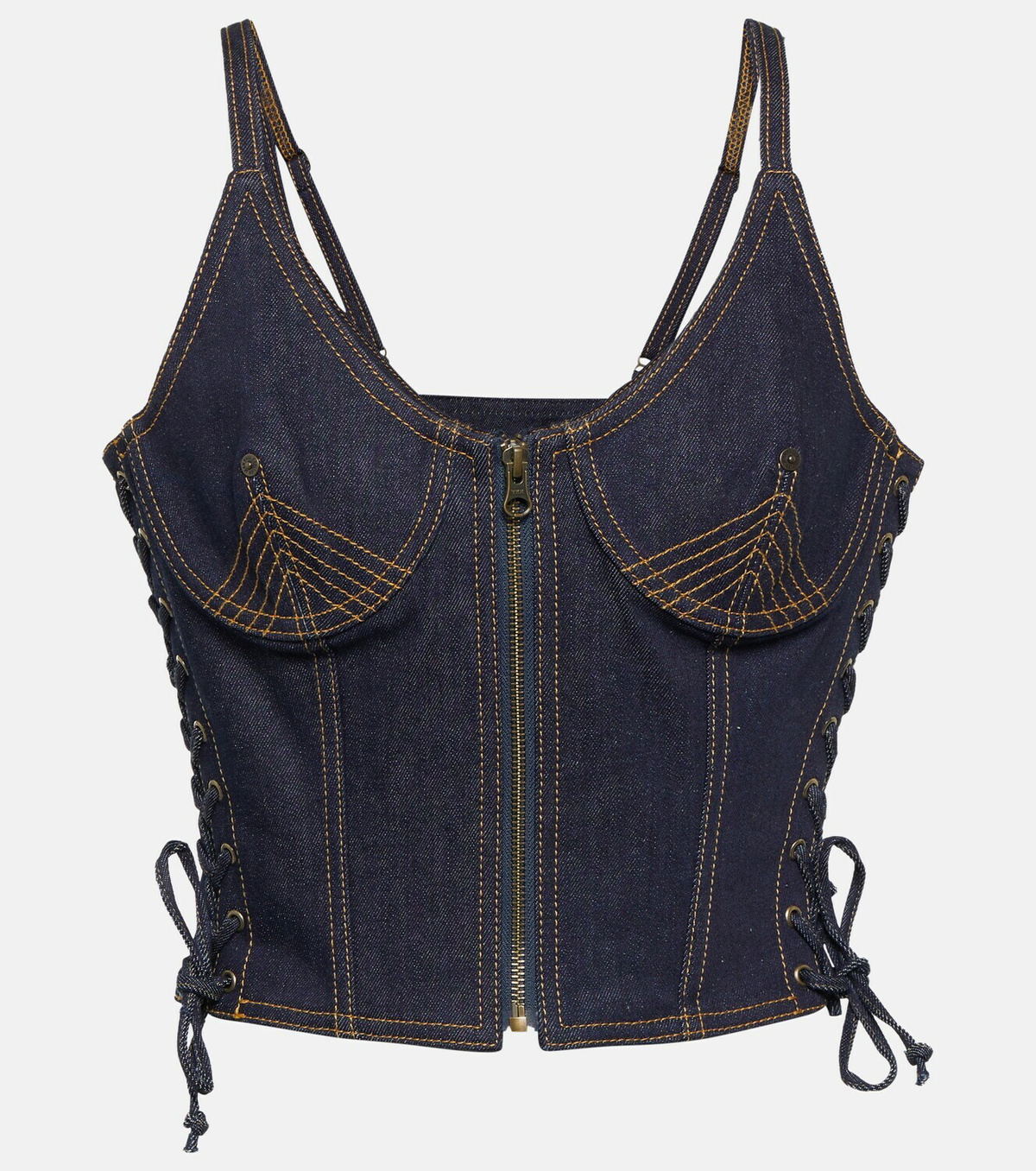 Jean Paul Gaultier Denim bustier