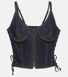 Jean Paul Gaultier Denim bustier