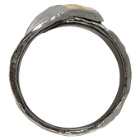 Chin Teo Silver and Gold Stigma Ring