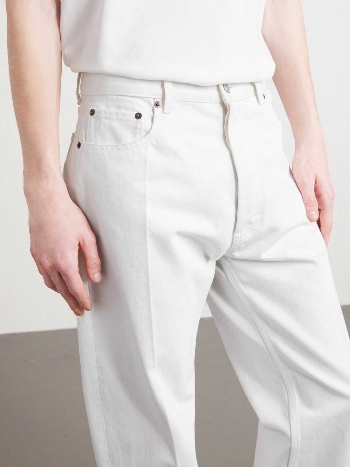 CELINE - Straight-Leg Jeans - White
