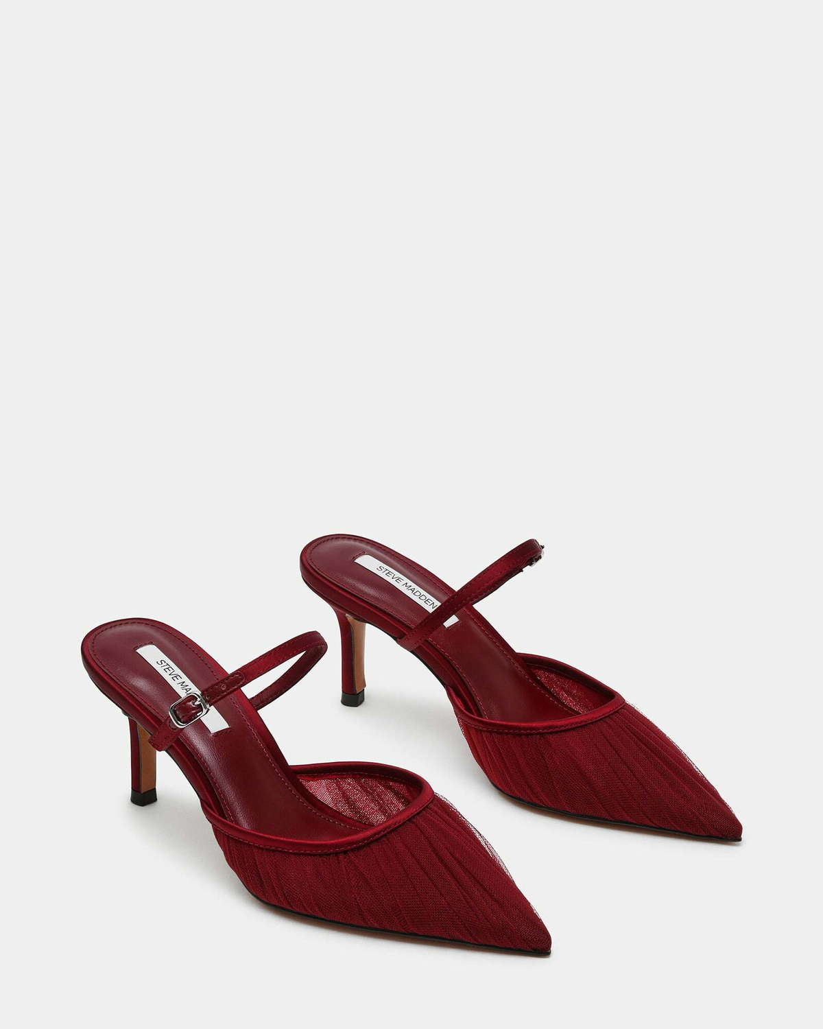 Steve Madden Ava Heels in Burgundy