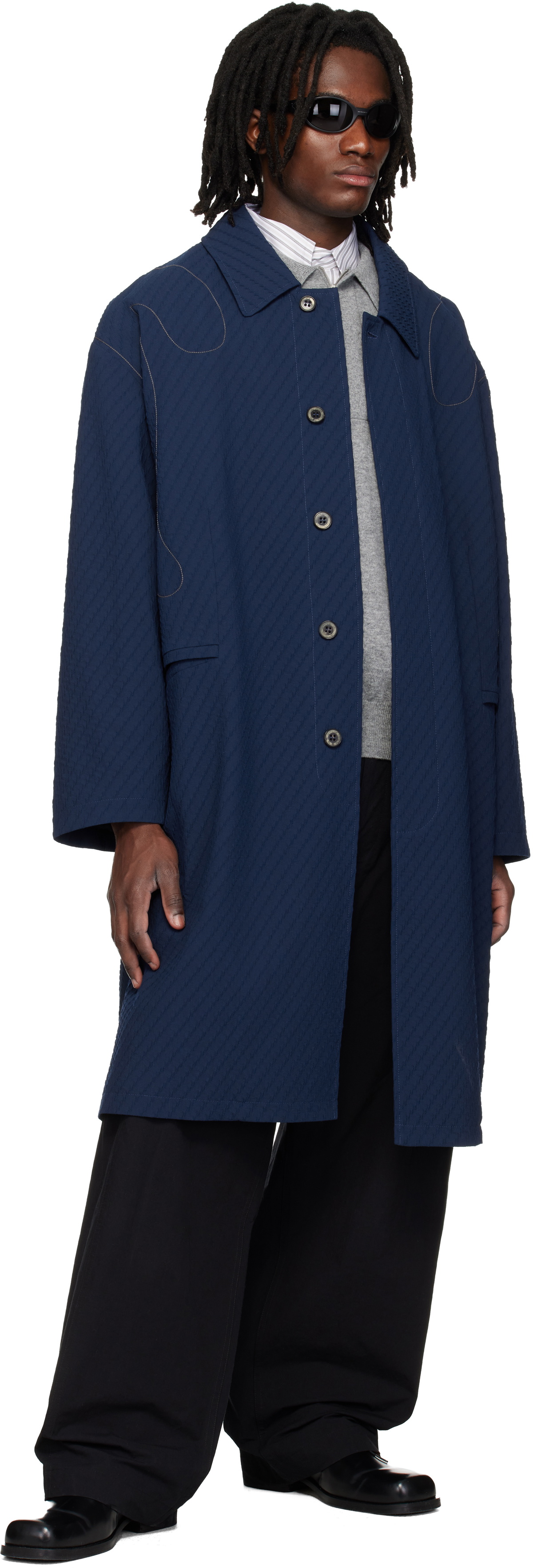 SAGE NATION Black Mainichi Trousers