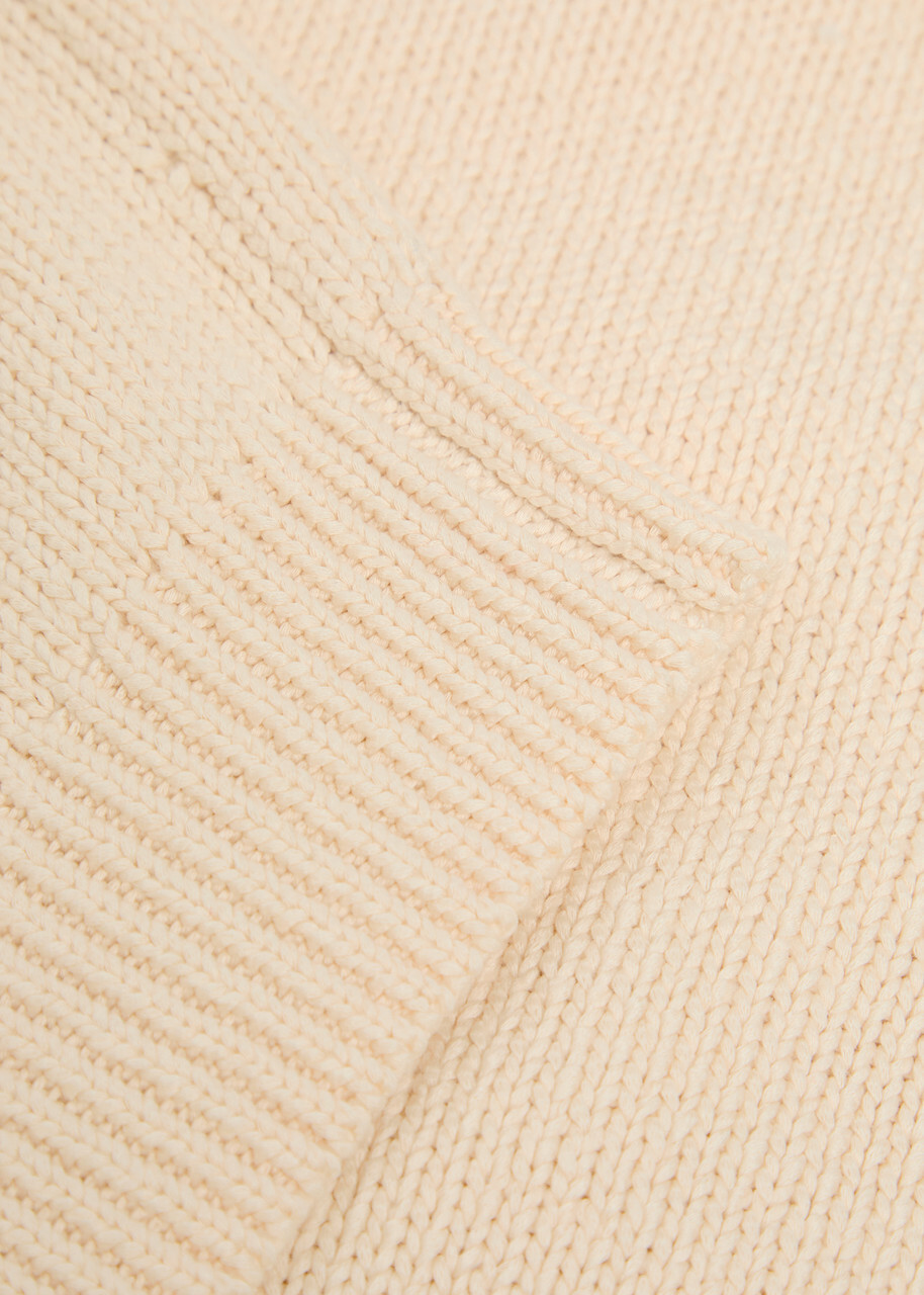 Polo Ralph Lauren Roll-neck Cotton-blend top Cream