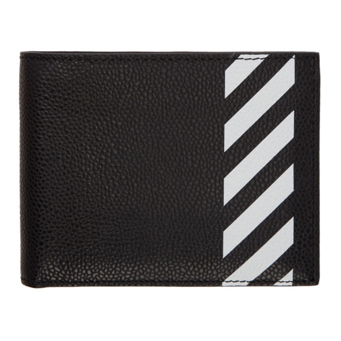 Photo: Off-White Black Diag Bifold Wallet