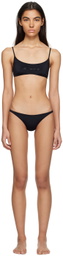 Blumarine Black Rhinestone Bikini