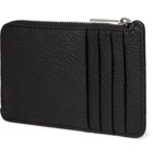 Loewe - Logo-Embossed Full-Grain Leather Cardholder - Black