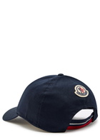 Moncler Logo-appliquéd Twill cap - Blue - One Size