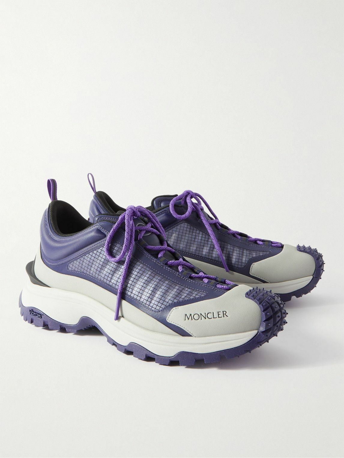 Moncler - Trailgrip Lite Shell, Rubber and Ripstop Sneakers