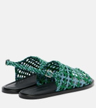 JW Anderson Net fishnet sandals