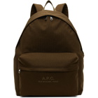 A.P.C. Khaki Backstage Backpack