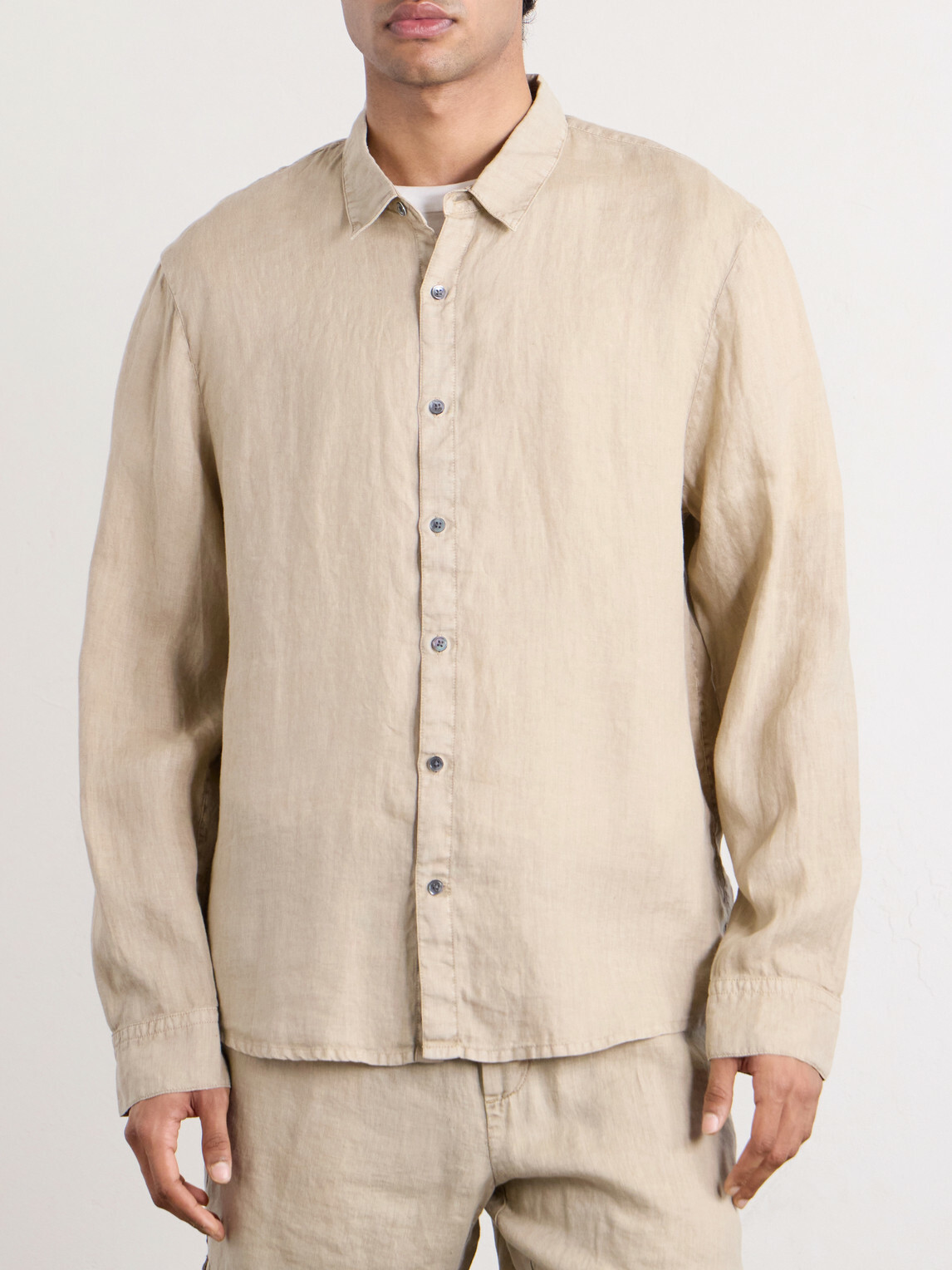 James Perse - Linen Canvas Shirt - Neutrals
